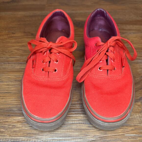 Vans Era Racing Red Gum bottom Mens size 6 Womens size 7.5 - Picture 10 of 10